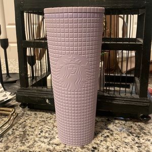 Starbucks Lilac Grid 24oz